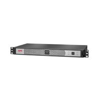 APC Smart-UPS 500VA 400W Line Interactive UPS 1U RM 230V 10A Input 4x IEC C13 Outlets Li-Ion Battery W  Network Card Short Depth