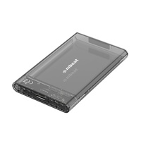 mbeat A1 See-Through Tool Free USB 3.0 2.5 ft SATA HDD Enclosure - Black