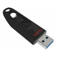 SanDisk Ultra 128GB USB3.0 Flash Drive ~130MB s Memory Stick Thumb Key Lightweight SecureAccess Password-Protected Retail 5yr