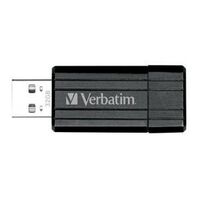 Verbatim Store inchn inchGo Pinstripe USB Drive 32GB USB Storage Drive Memory Stick (Black)