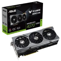 ASUS nVidia GeForce TUF-RTX4070TIS-O16G-GAMING RTX4070 Ti SUPER 16GB GDDR6X OC Edition 2640 MHz Boost Clock RAM 21Gbps3xDP 2xHDMI 305x138x65mm